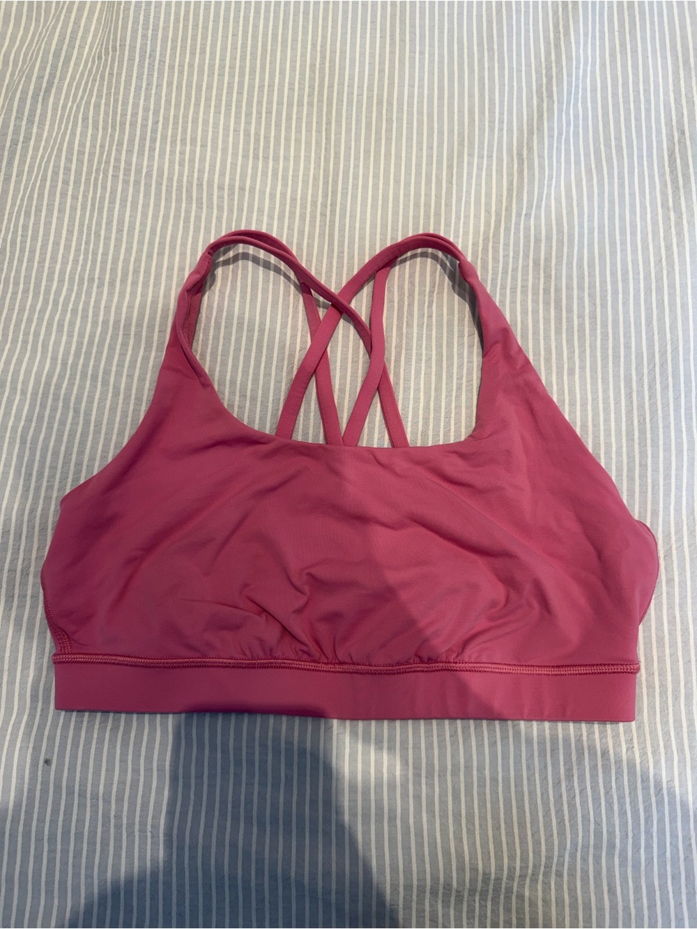 Lululemon Women’s Strappy Sports Bra - Deep Rose